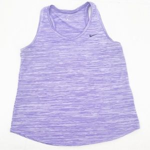 NIKE DRI FIT I Tank Top Purple Medium